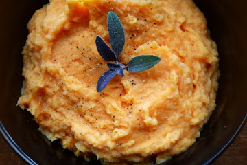 Baked Root Vegetable Purée with Sage