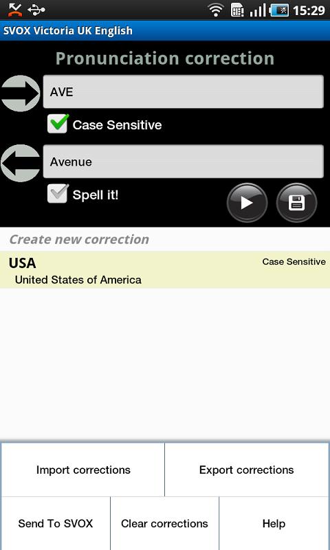 SVOX Danish/Danske Sara Voice Screen 3