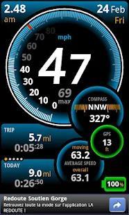 Ulysse Speedometer - screenshot thumbnail