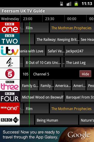 Feersum UK TV Guide