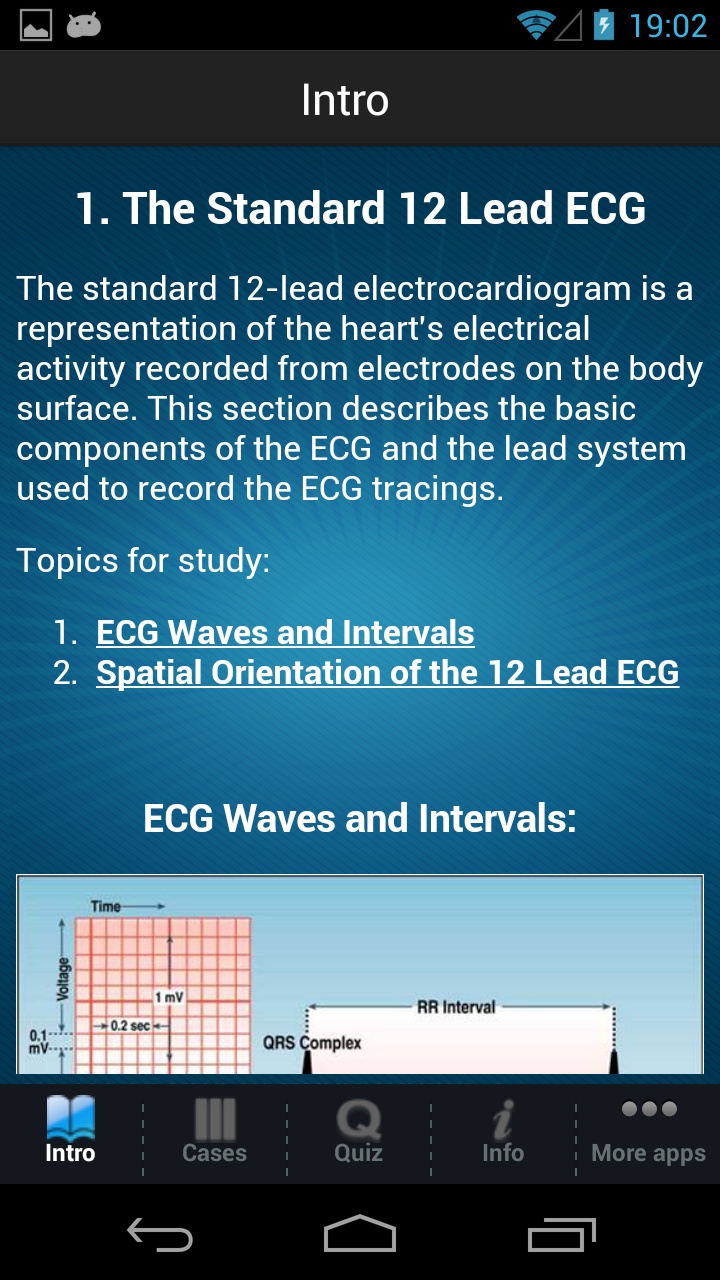 ECG - Electrocardiogram Review Screen 2