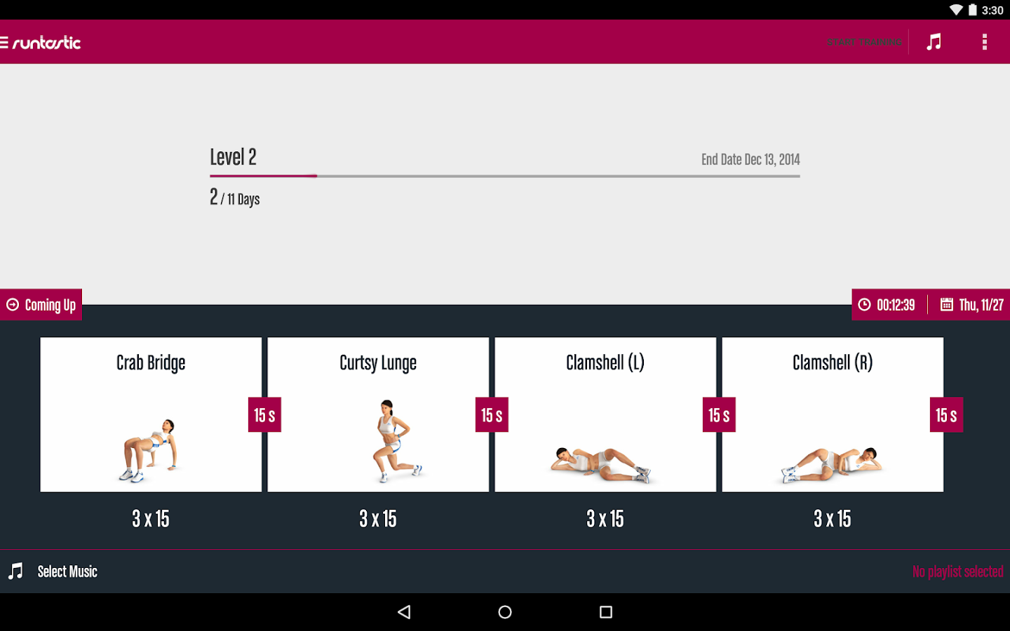    Runtastic Butt Trainer Workout- screenshot  