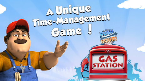 Gas Station - Rush Hour! Free poster 1