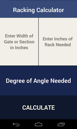 Racking Calculator