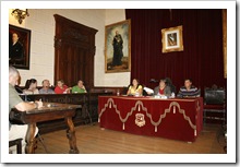 Integrantes del equipo de gobierno y del grupo municipal popular, este pasado 17 de julio en el Pleno.