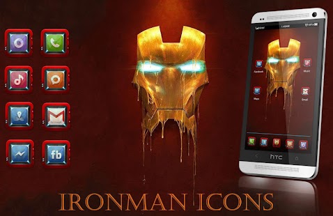 Ironman HD APEX/ADW/NOVA/GO v2.0.0 APK For Android