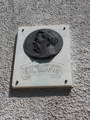 Plaque Sadoveanu