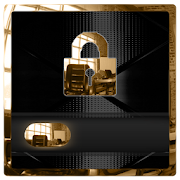 Luxurious Black & Gold Locker