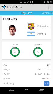 Player Database - for FIFA 15 - screenshot thumbnail