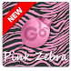 Pink Zebra GO Keyboard Theme