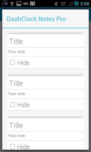 DashClock Notes Pro - screenshot thumbnail