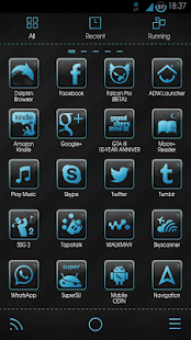 Download greyICE HD Launcher Theme APK