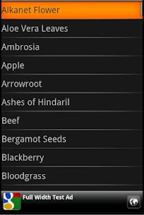 Oblivion Alchemy Ingredients Screenshots 0