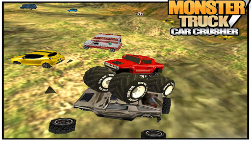 【免費賽車遊戲App】Monster Truck Car Crusher-APP點子