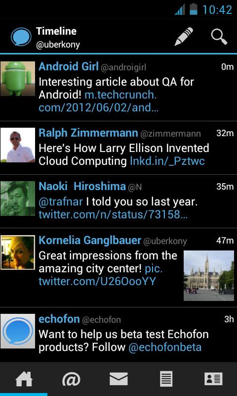 Echofon PRO for Twitter - screenshot
