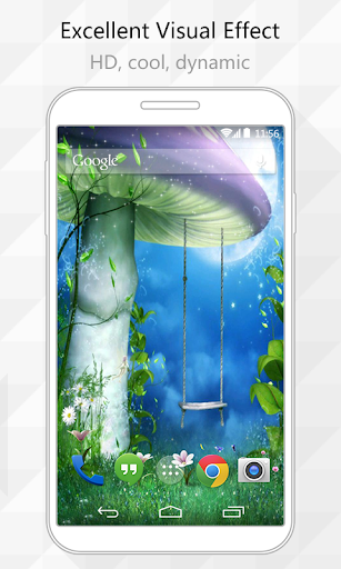 Huge Mushroom Live Wallpaper