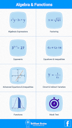SAT Math : Algebra & Functions poster 1