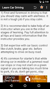 Learn Car Driving Theory Screenshot