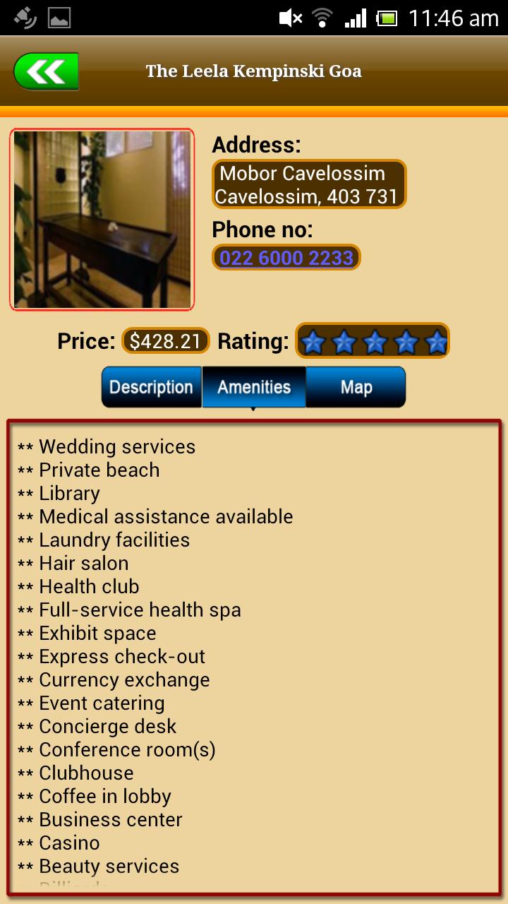 Goa Offline Map Travel Guide Screen 3