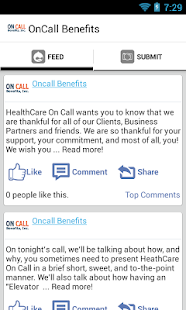 OnCall Benefits Screenshots 1