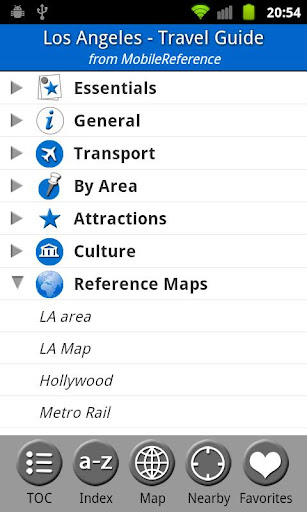 Los Angeles - FREE Guide Map