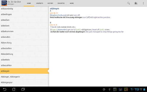 Oxford German Dictionary - screenshot thumbnail