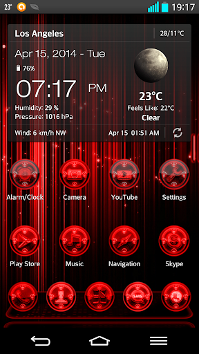 Next Launcher 3D Rrings Theme