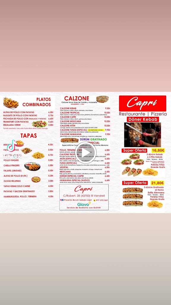 Bar restaurante Capri — Videos