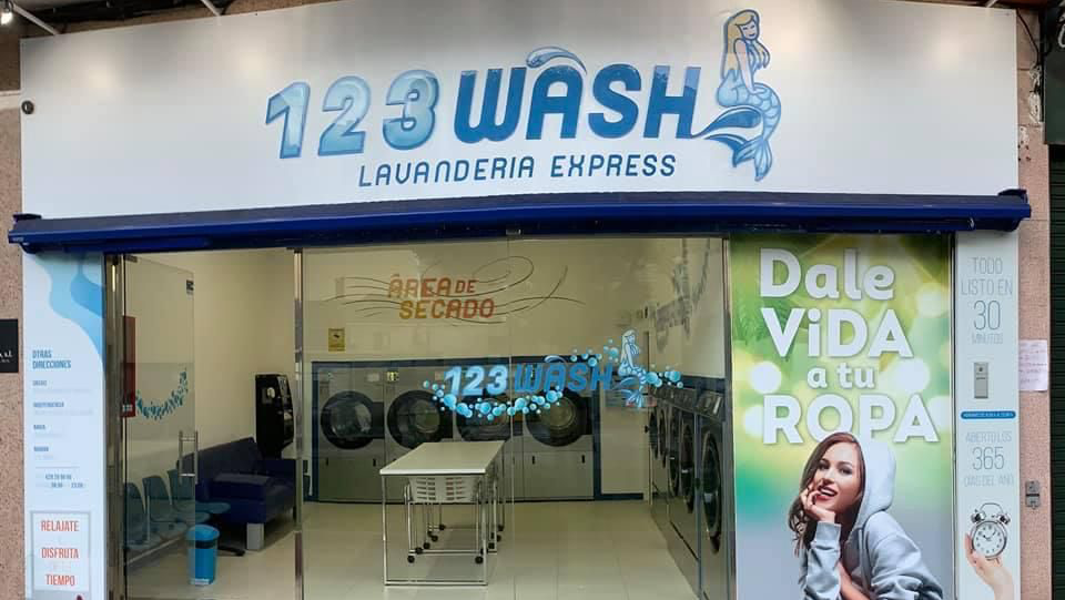 123 WASH Calvario Lavanderia Autoservicio Vigo
