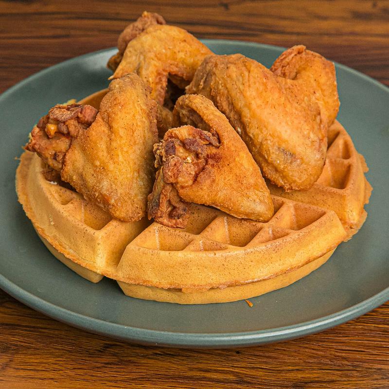Chicken and waffles