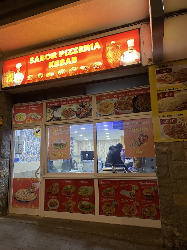 SABOR PIZZERIA KEBAB — Carta