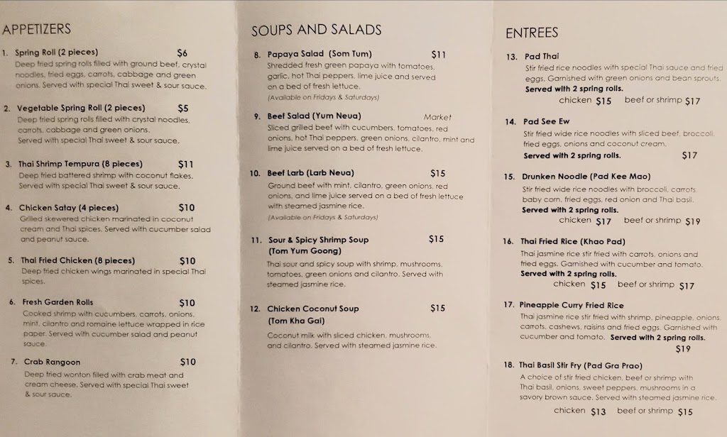 Thai Palms Restaurant