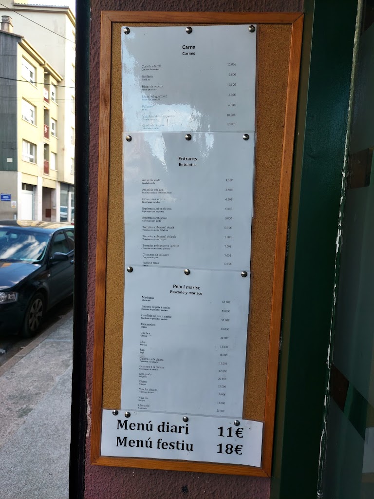 Restaurant Jorda — Carta
