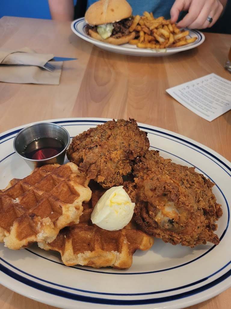 Chicken and waffles