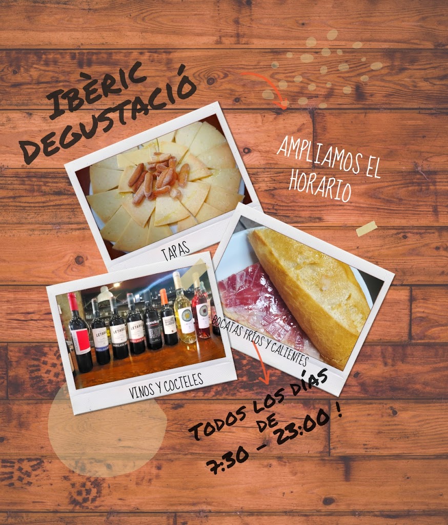 Iberic Degustacio — Carta