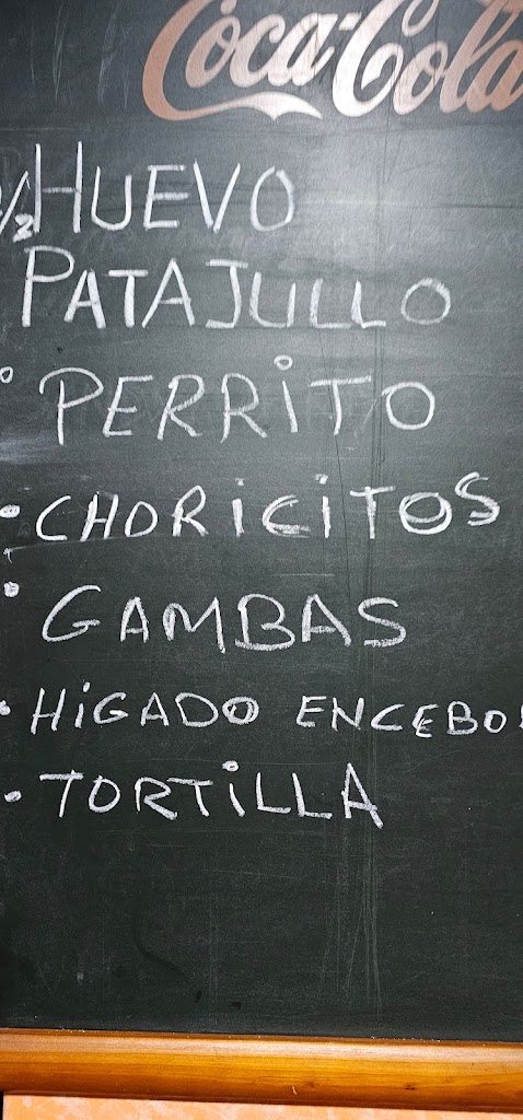 Bar O Busto — Carta