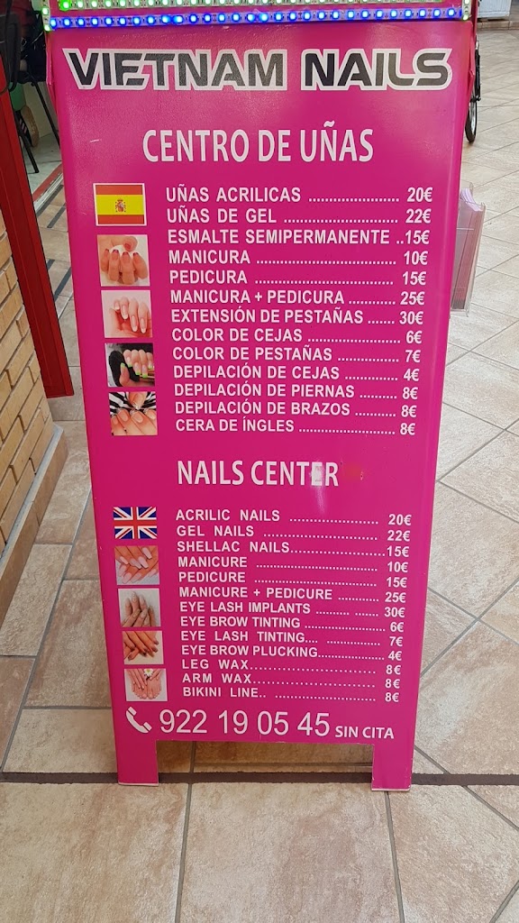 Vietnam Nail's — Carta