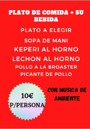 Asador Chris — Carta