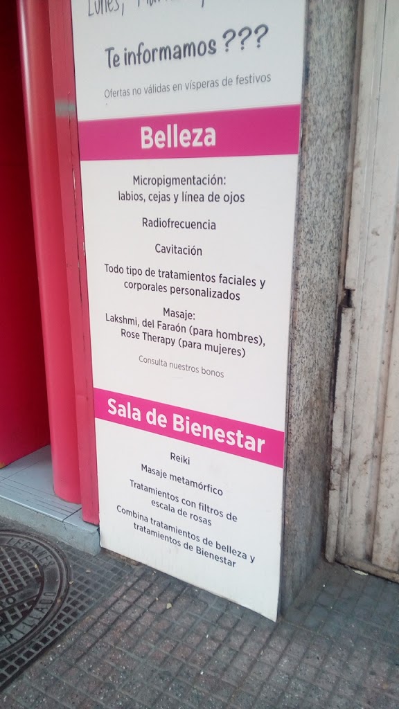 Peluqueria en Leganes - Estetica - Masajes - LAKSHIMI — Carta