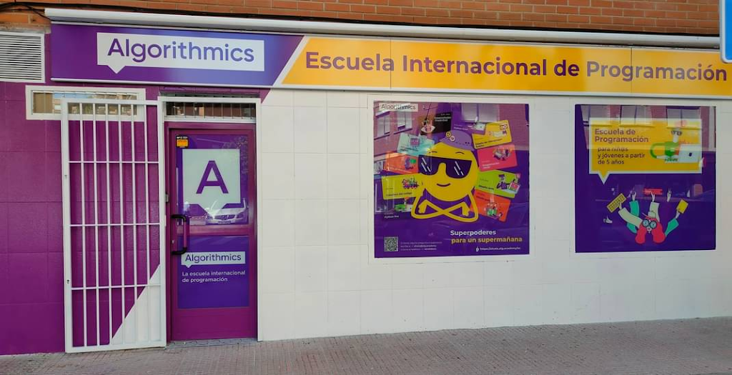 Algorithmics Alcala de Henares. Escuela de programacion para ninos/as y jovenes de 5 a 18 anos