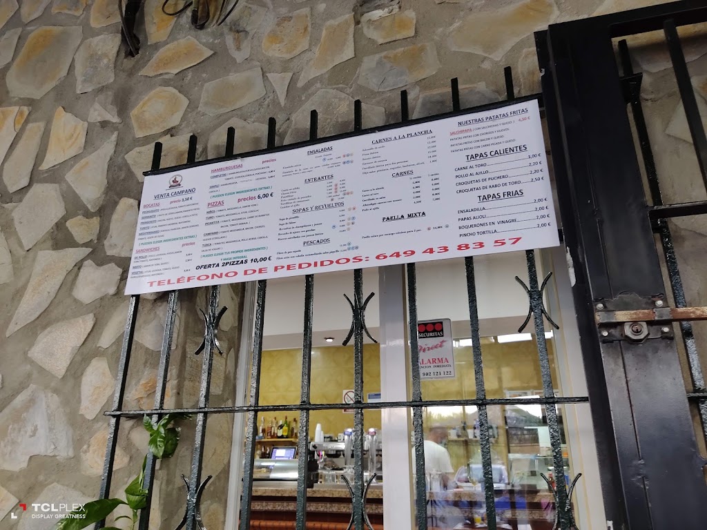 Venta Campano — Carta