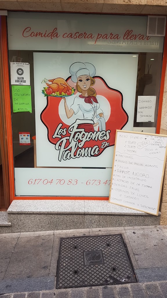 Los fogones de paloma — Carta