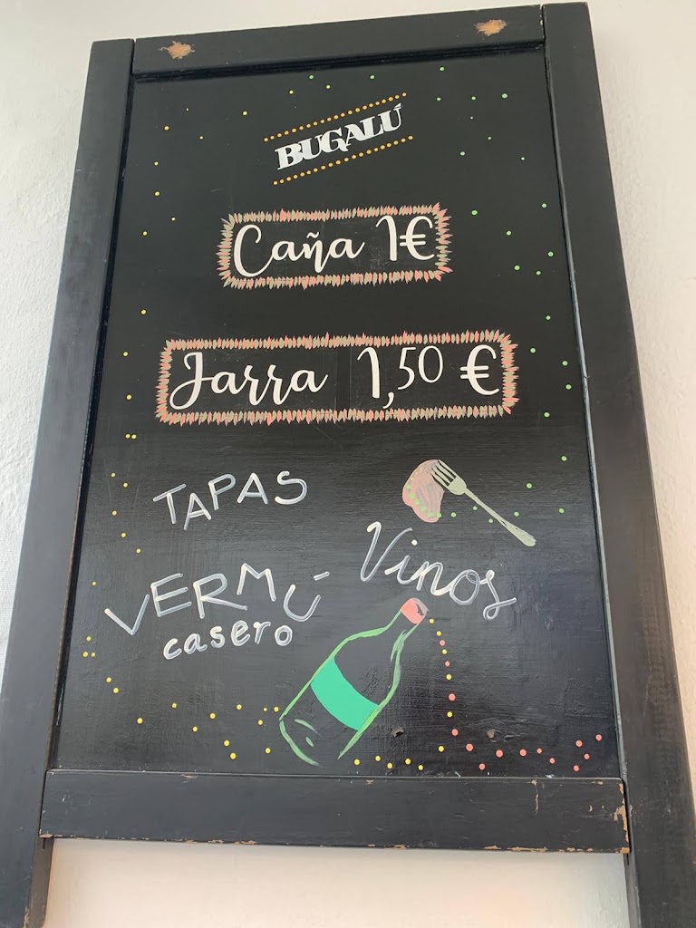 Bar Bugalu — Carta