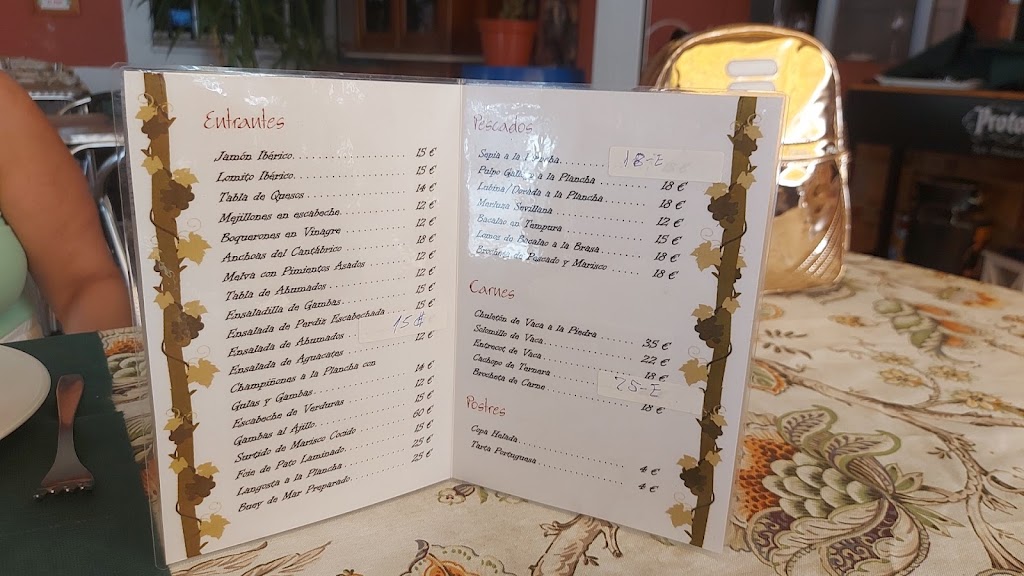 Bodega Tierra De Vinos — Carta