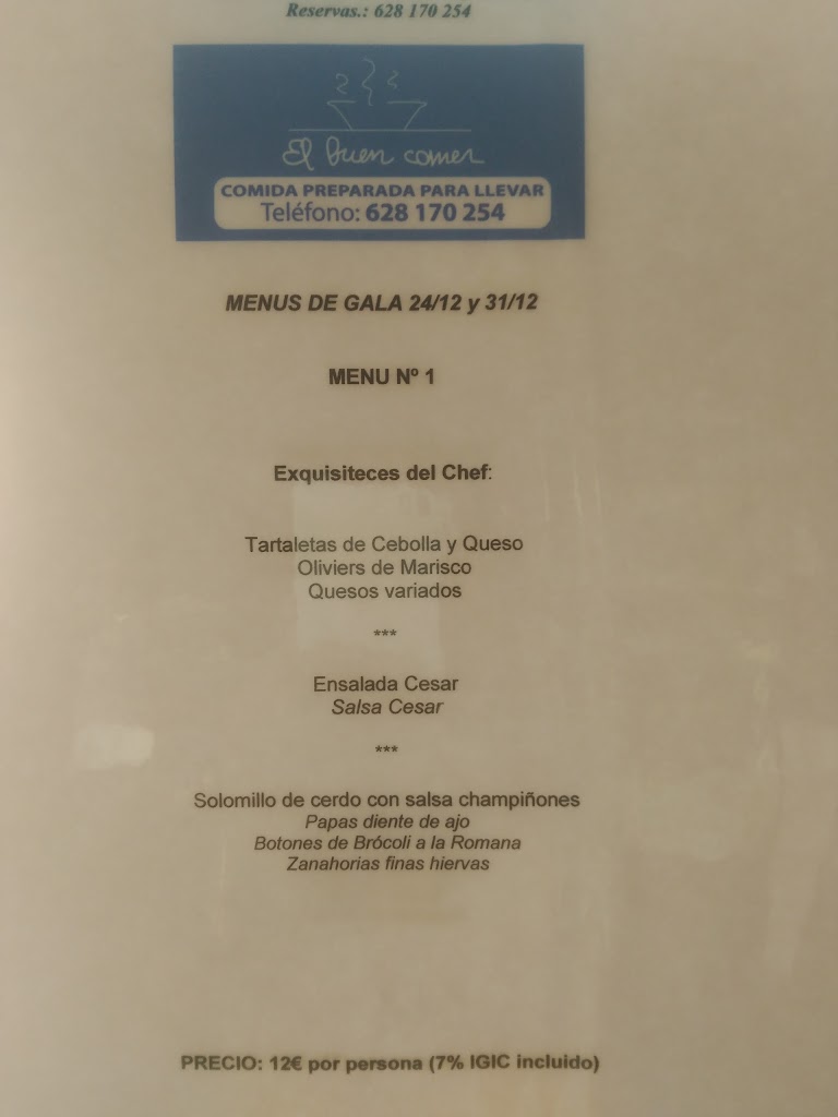 El Buen Comer Arrecife — Del propietario