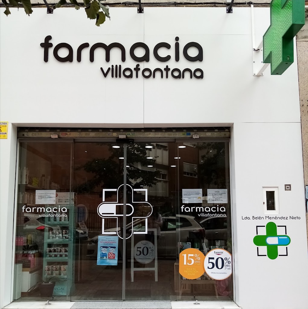 Farmacia Villafontana. Lda. Belen Menendez Nieto. Mostoles