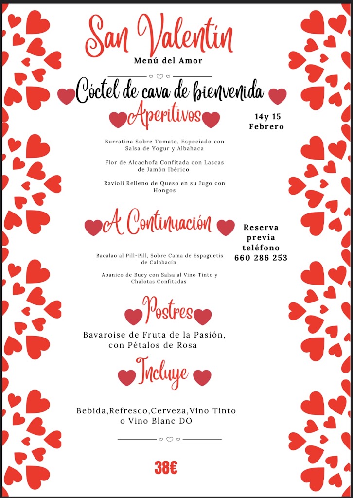 EL RINCON DE BUENAVISTA — Carta