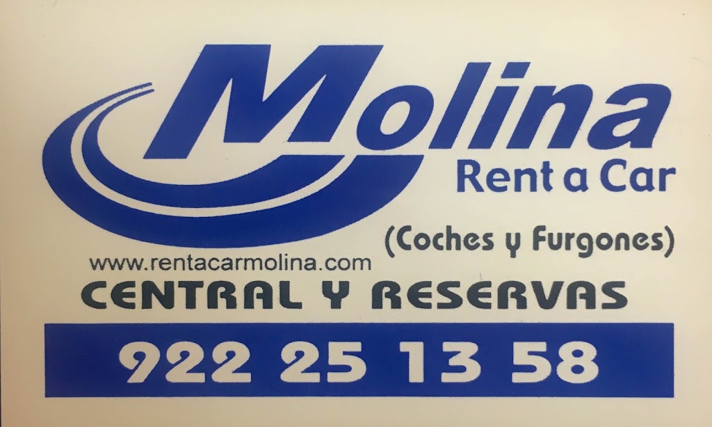 RENT A CAR MOLINA - Vans for productions in Tenerife