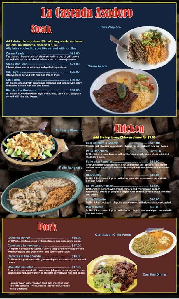  la cascada Mexican restaurant