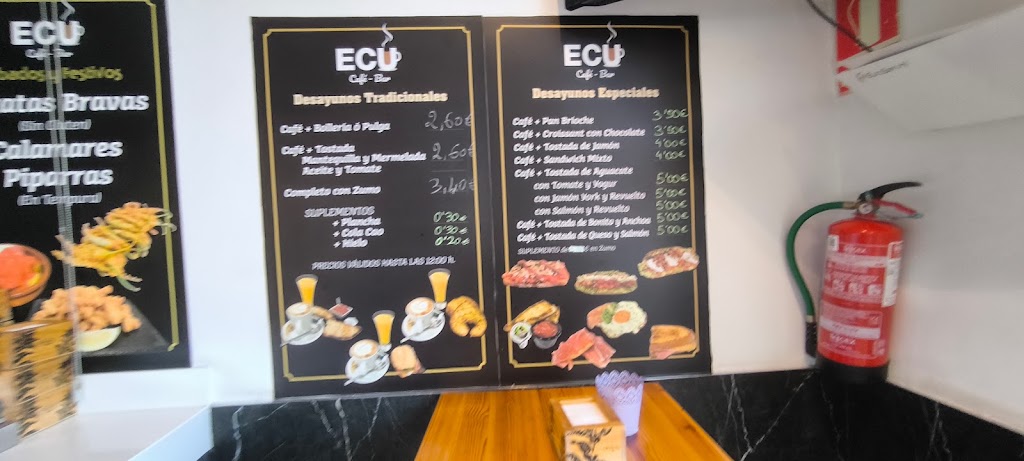 Cafe-Bar ECU — Carta